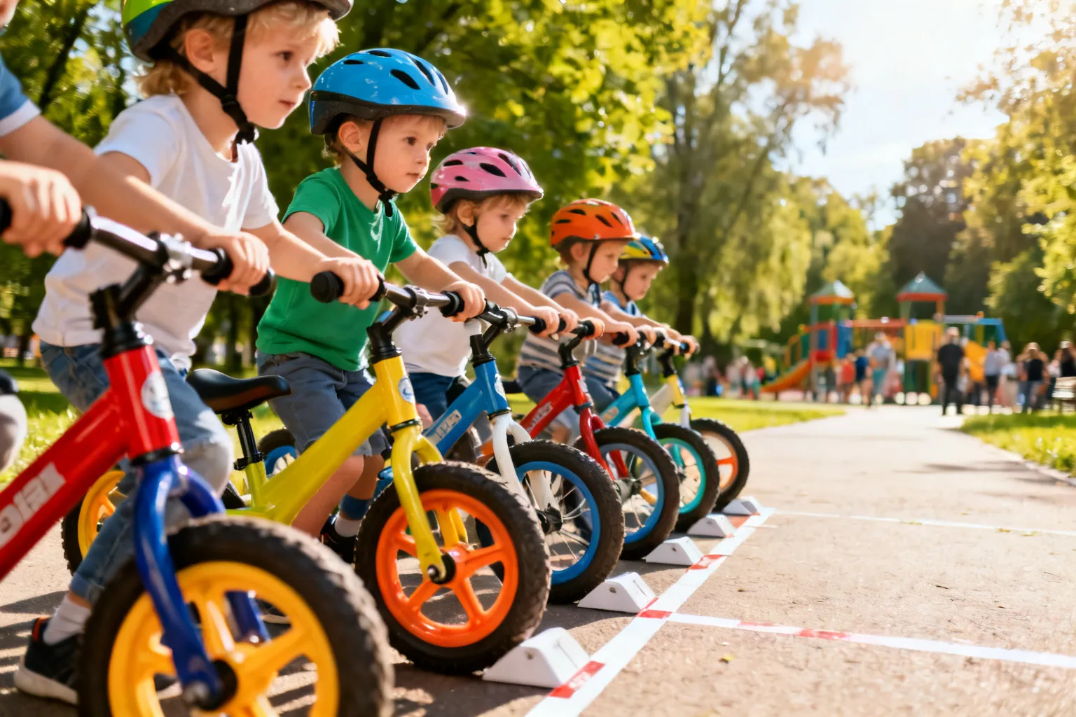 Zawody Rowerkowe Park Śląski Chorzów – zawody dla dzieci 3–7 lat