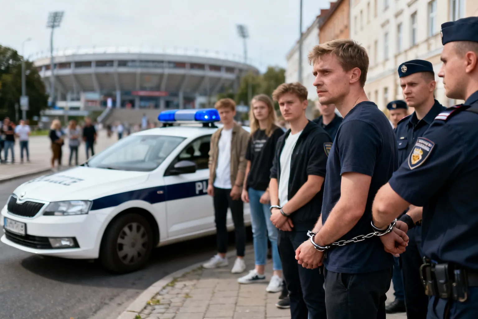 Policja zabezpieczyła mecz GKS Katowice. Zatrzymano kibica