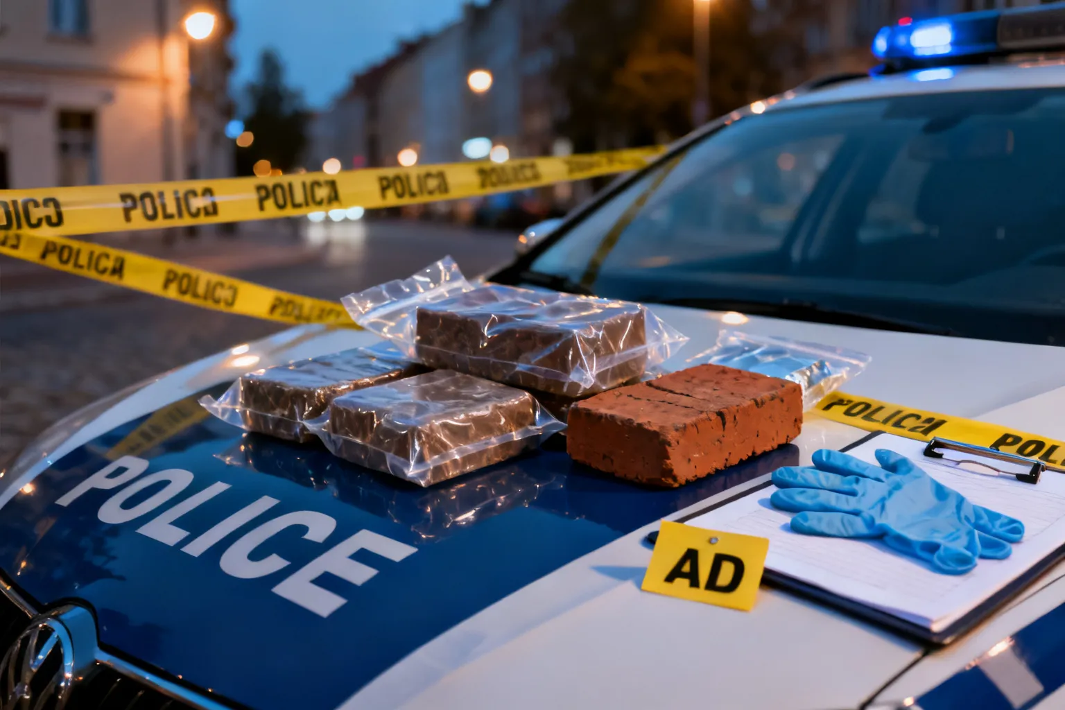 19 kg narkotyków w Katowicach po pościgu — dwoje zatrzymanych