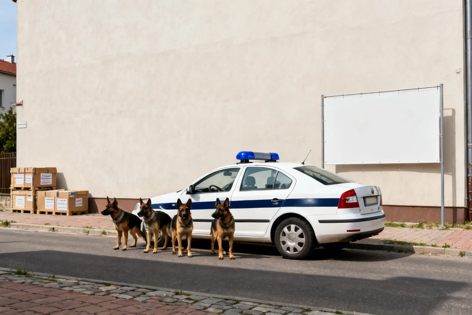 Wspólne patrole policji, straży miejskiej i psów służbowych w Śródmieściu Katowic