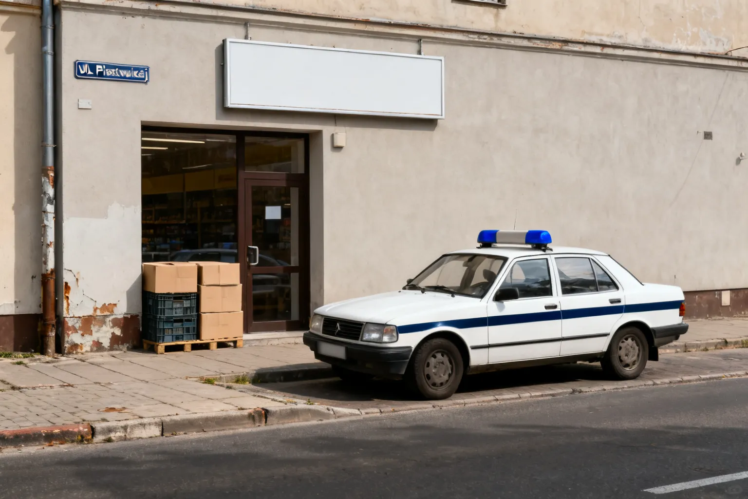 Wizerunek podejrzanego po uderzeniu w sklepie na ul. Piastowskiej
