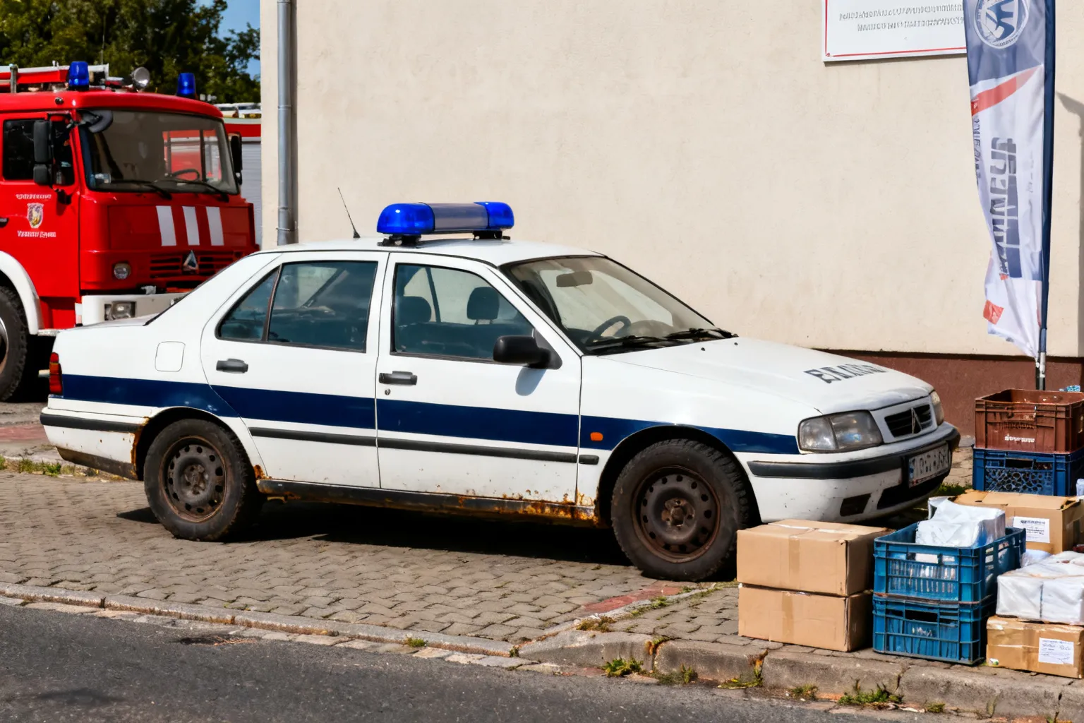 III Festiwal Ratowania Życia w Katowicach — policja na Rynku