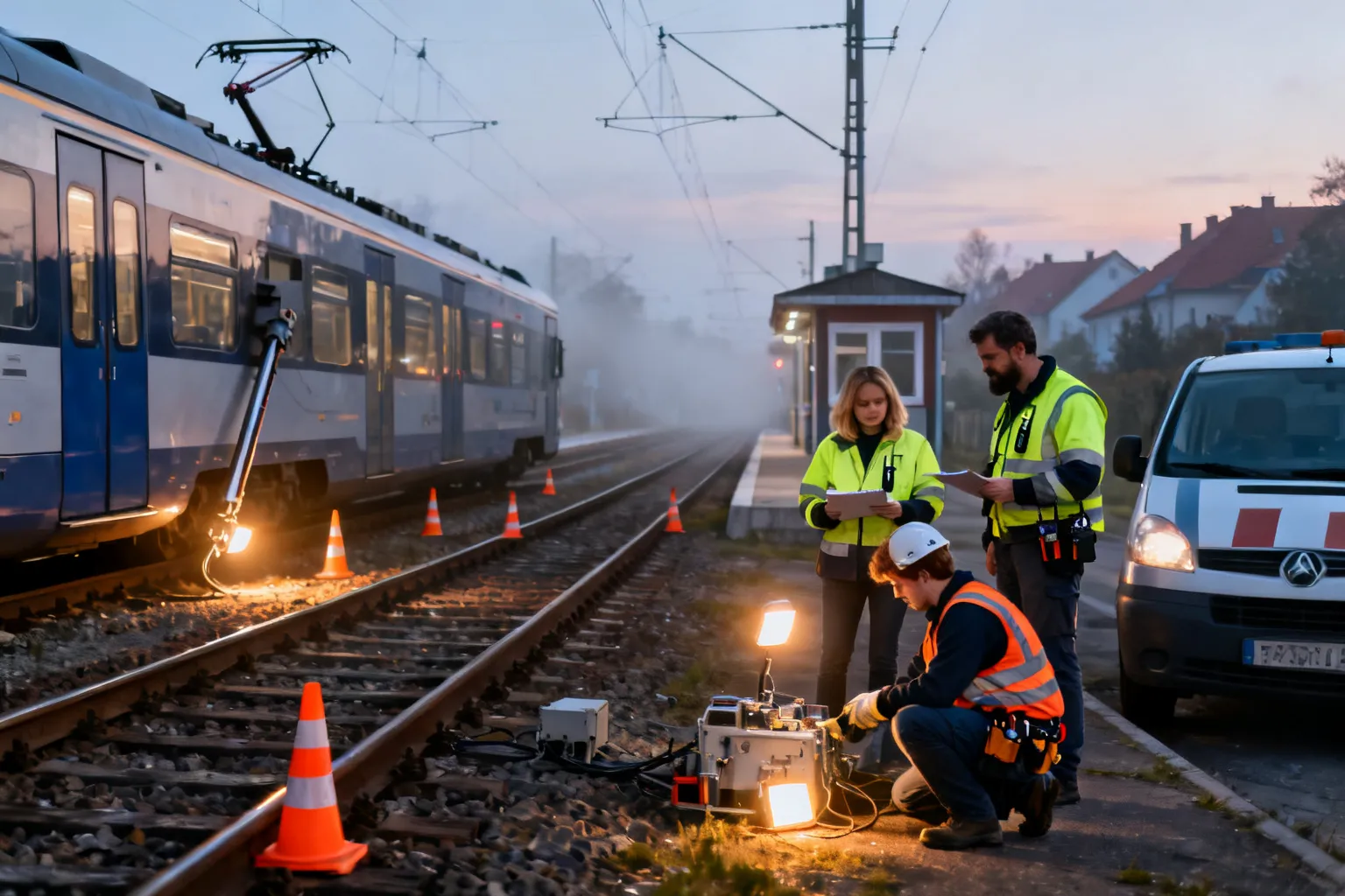 Awaria pociągu Katowice Szopienice Zawodzie – skład blokował tor rano, ruch przywrócono po 8:23
