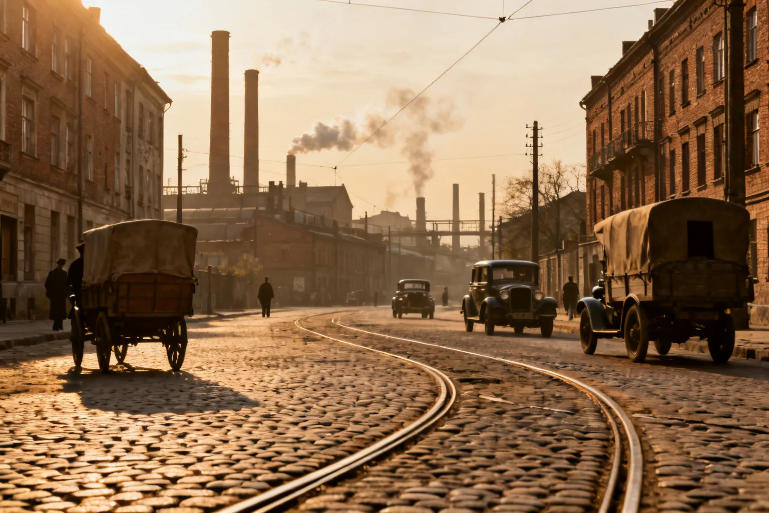 Katowice międzywojenne — zdjęcia z 1924 pokazują miasto gospodarcze