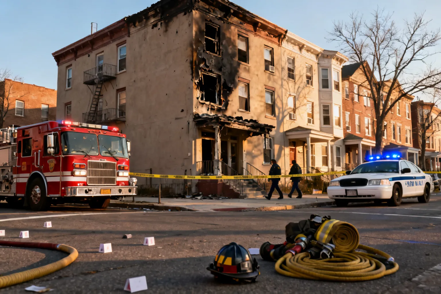 Podpalenie kamienicy przy ul. Chopina w Katowicach — 27‑latek aresztowany
