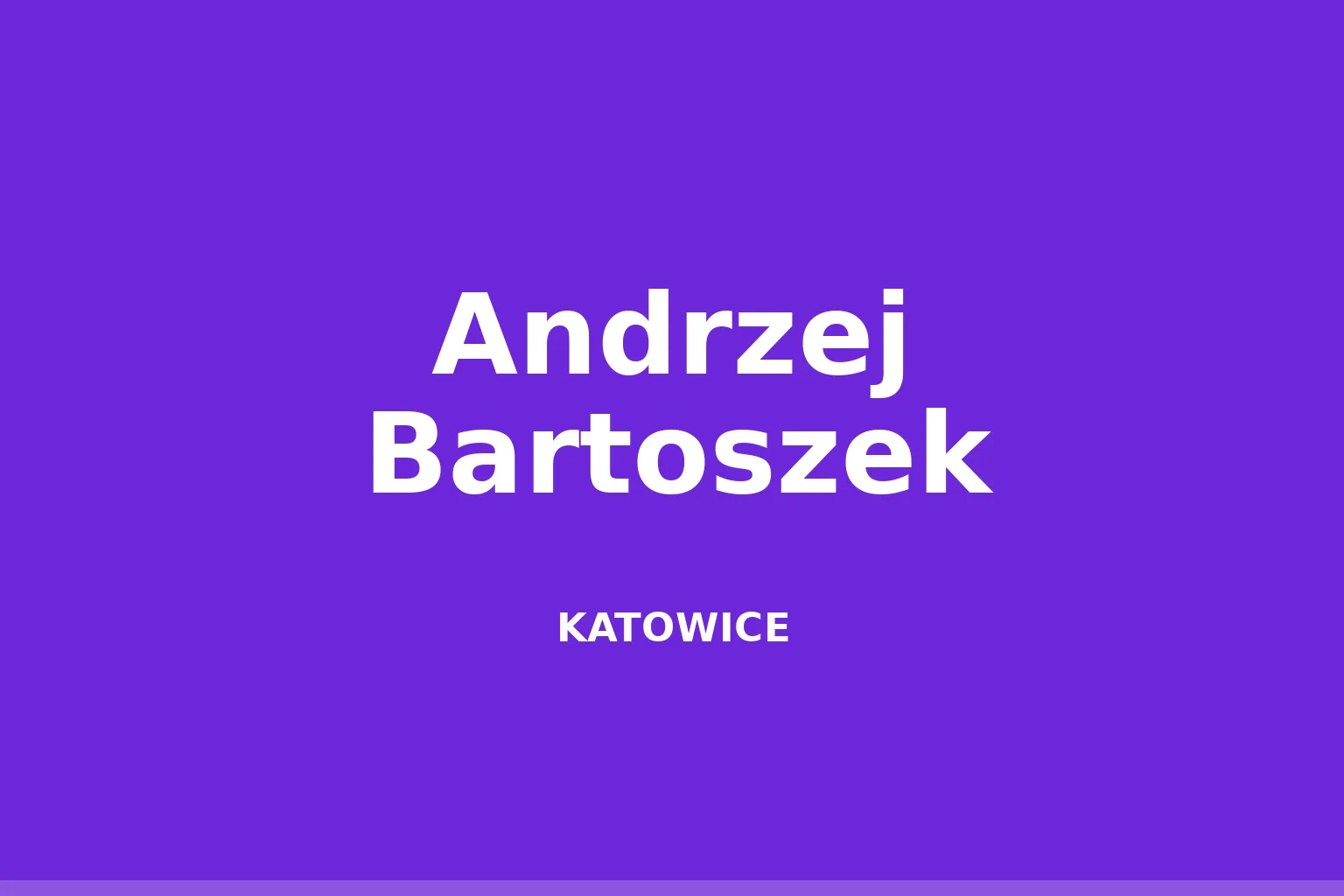 Andrzej Bartoszek