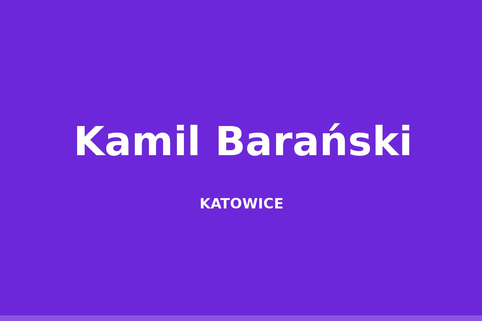 Kamil Barański (muzyk)