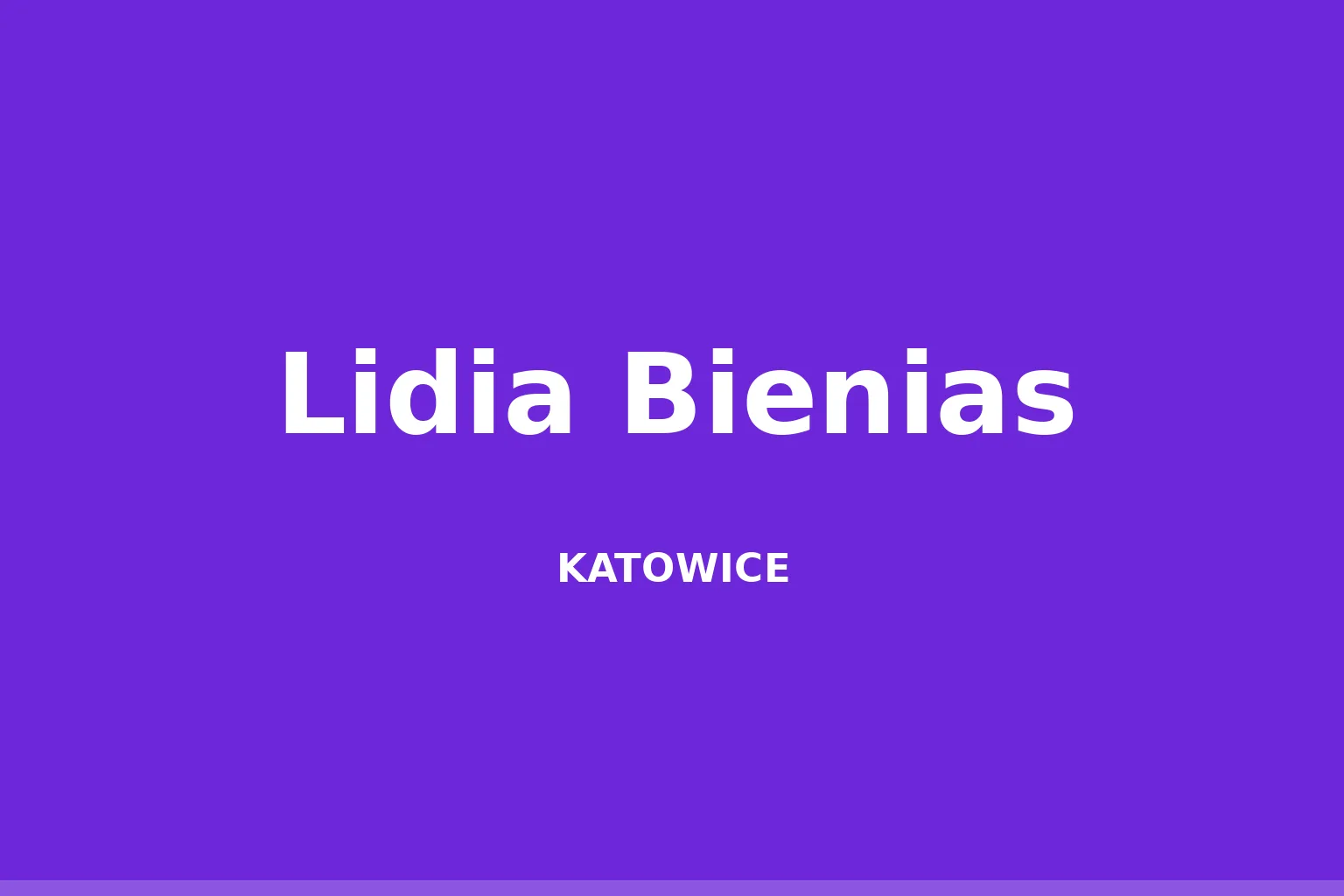 Lidia Bienias