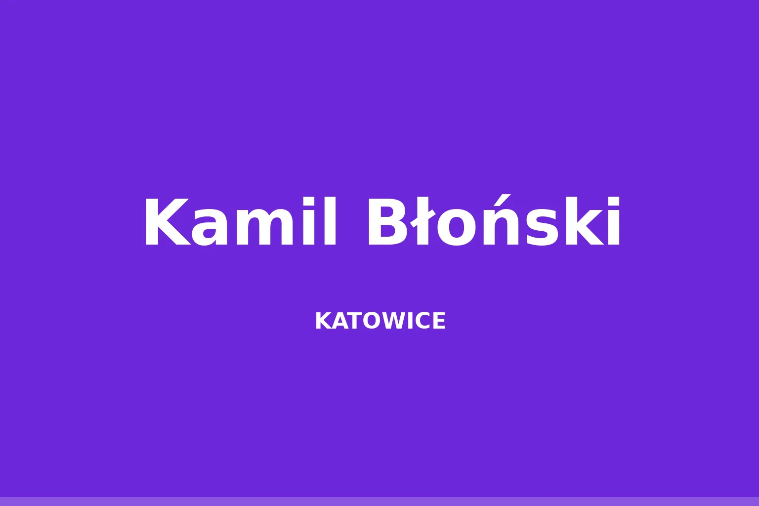 Kamil Błoński