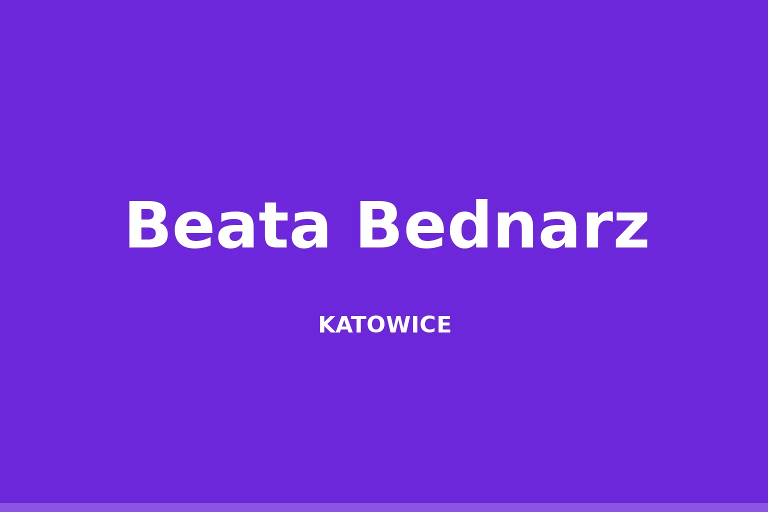 Beata Bednarz
