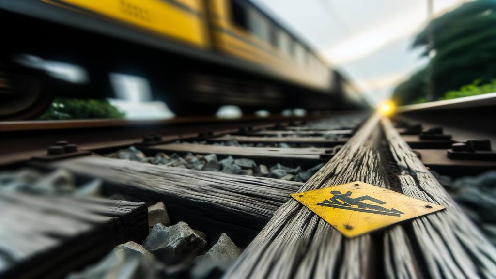 mandat za przechodzenie przez tory